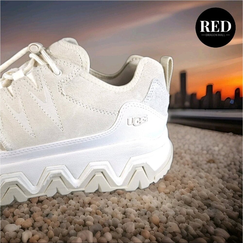 UGG CapTrail Low Waterproof Beige Hiking Outdoor Trail Sneakers - Women's Sz 10 - Picture 13 of 14